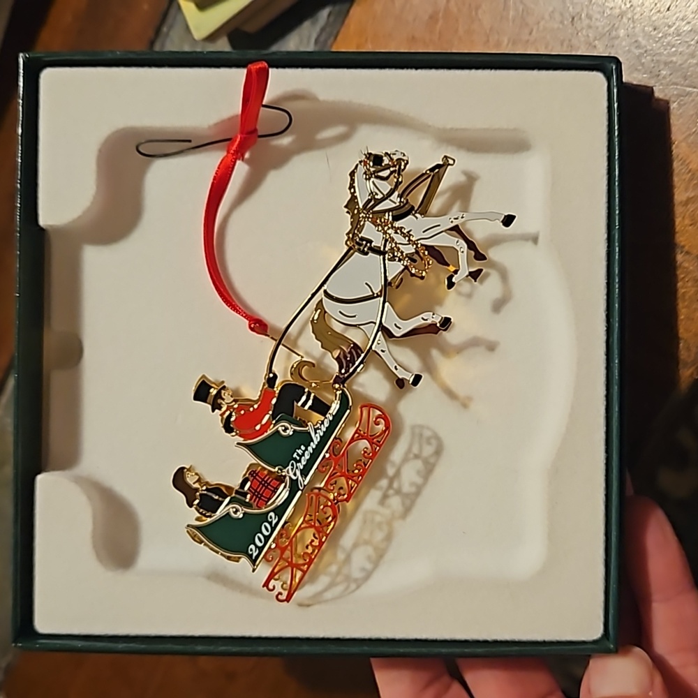 Greenbrier Christmas ornament